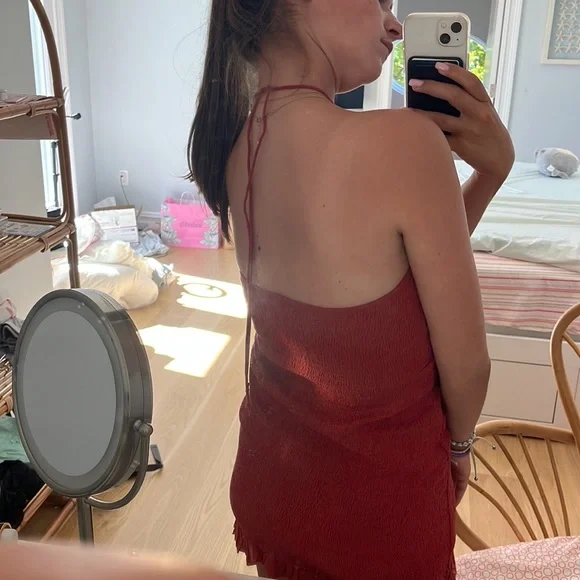 NWT - Red Free People Dress - Picture 4 of 8